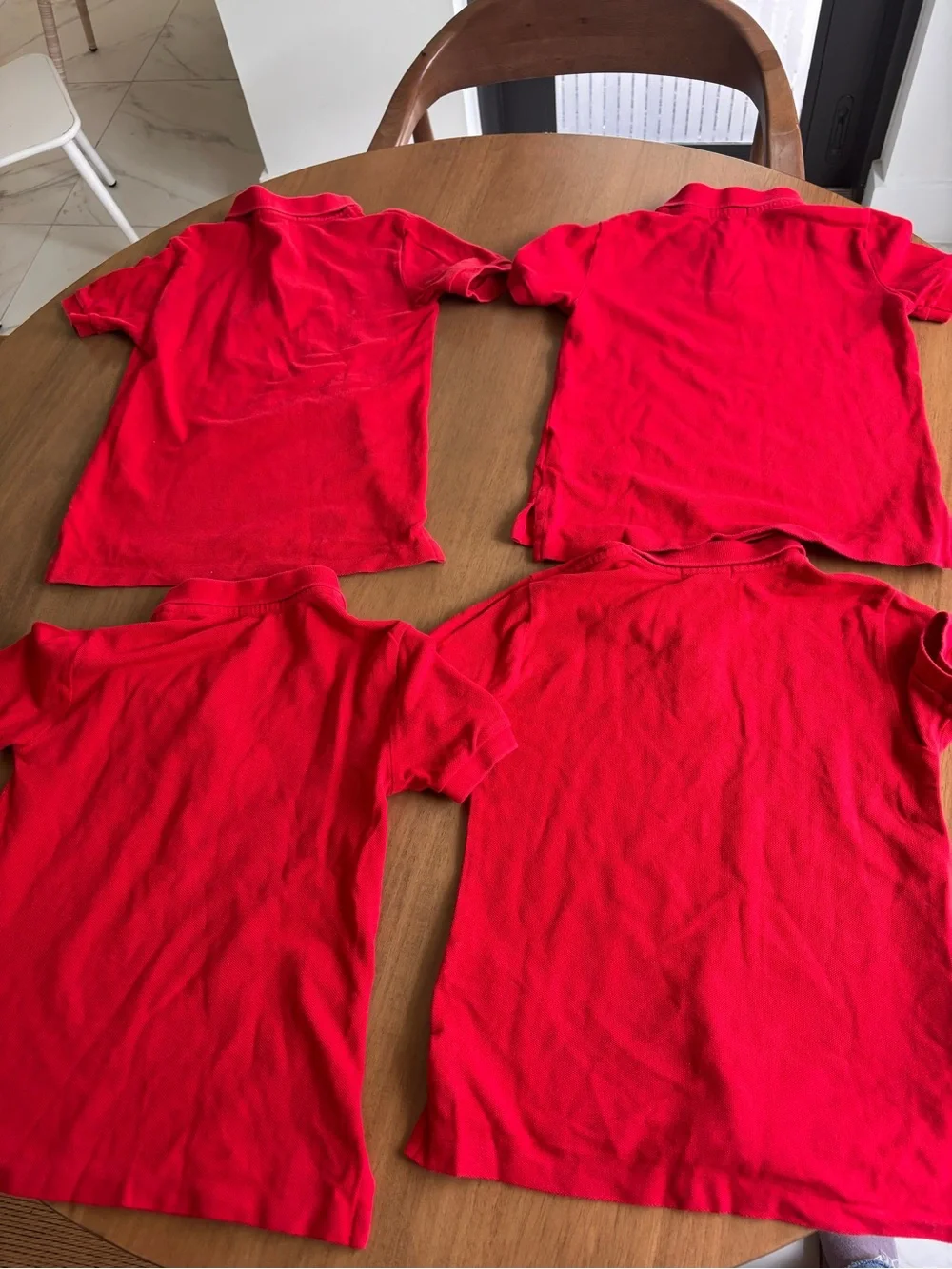 Ralph Lauren Kids Red Polo Bundle — Short Sleeve Cotton Piques